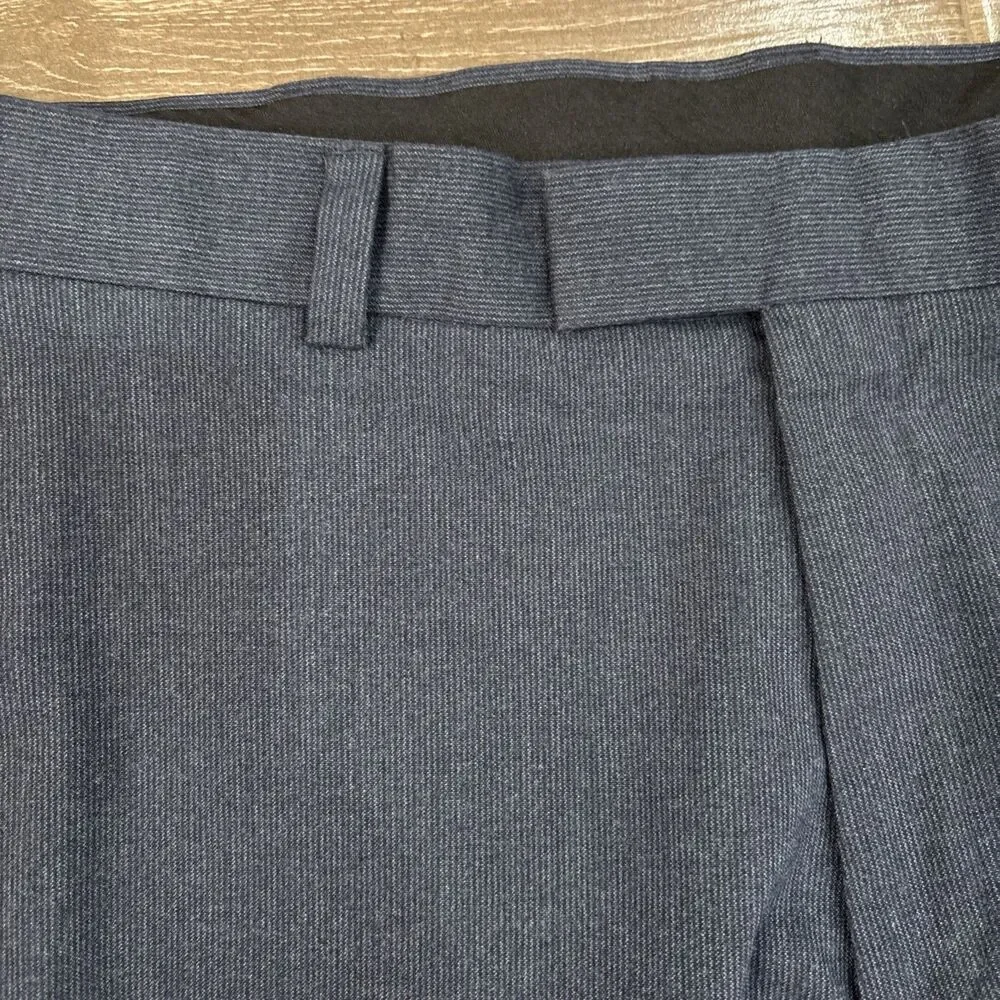 Kenneth Cole Men’s Blue Dress Pants Size 36x34‎ With Tab Waistband